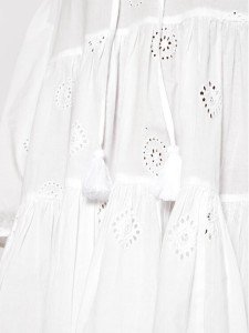 Seafolly Sukienka letnia Embroidery 54155 Biały Regular Fit