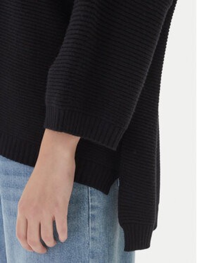 Kontatto Sweter 3M0848C Czarny Relaxed Fit