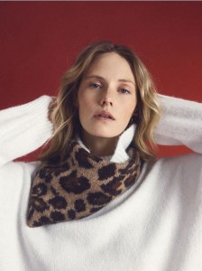 Szalik z wełną alpaki - wielobarwny