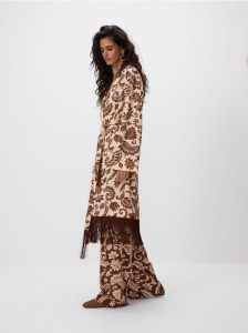 Wzorzyste kimono - wielobarwny