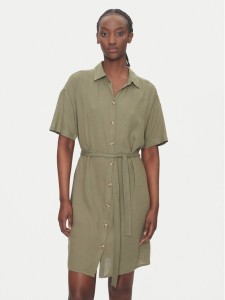 Vero Moda Sukienka koszulowa Thea 10333791 Zielony Loose Fit