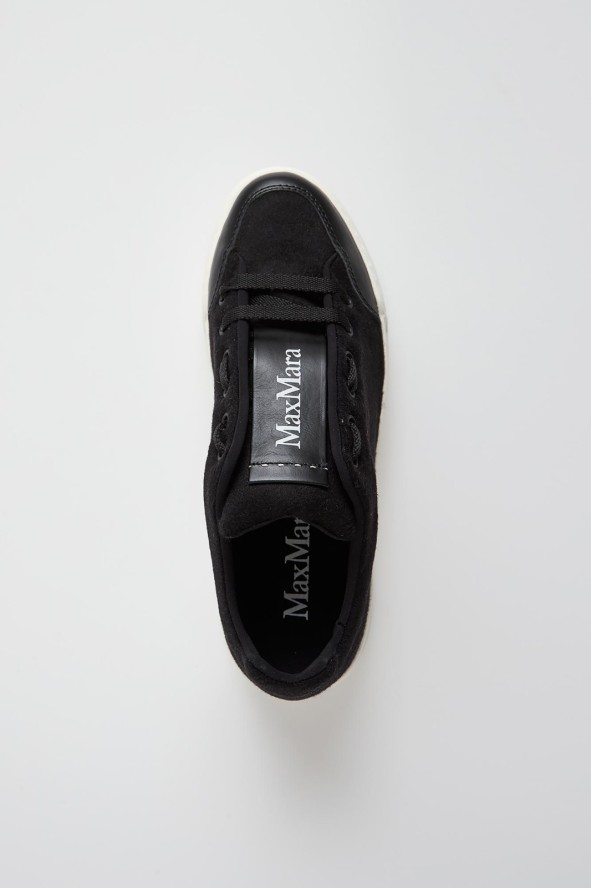 Sneakersy damskie z hydrofobowego kaszmiru Maxiws MAX MARA ACCESSORI