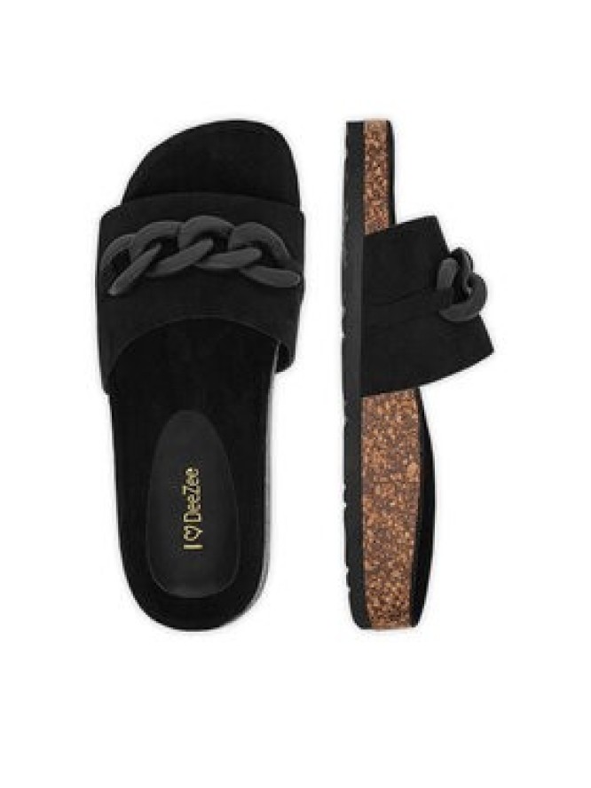 DeeZee Klapki S113 Czarny