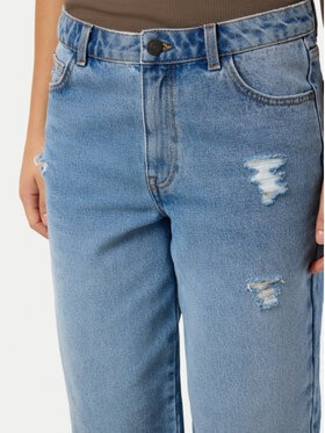 Noisy May Szorty jeansowe Welsie 27034305 Niebieski Regular Fit