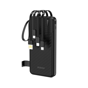 Powerbank Dudao k11 10000mAh z wbudowanymi kablami