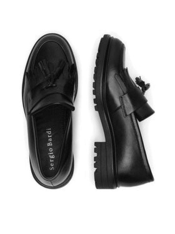 Sergio Bardi Mokasyny WI34-GALA-01SB Czarny