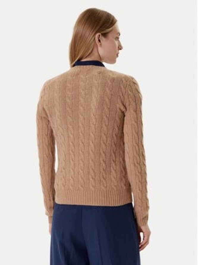 Polo Ralph Lauren Sweter 211971865002 Beżowy Slim Fit