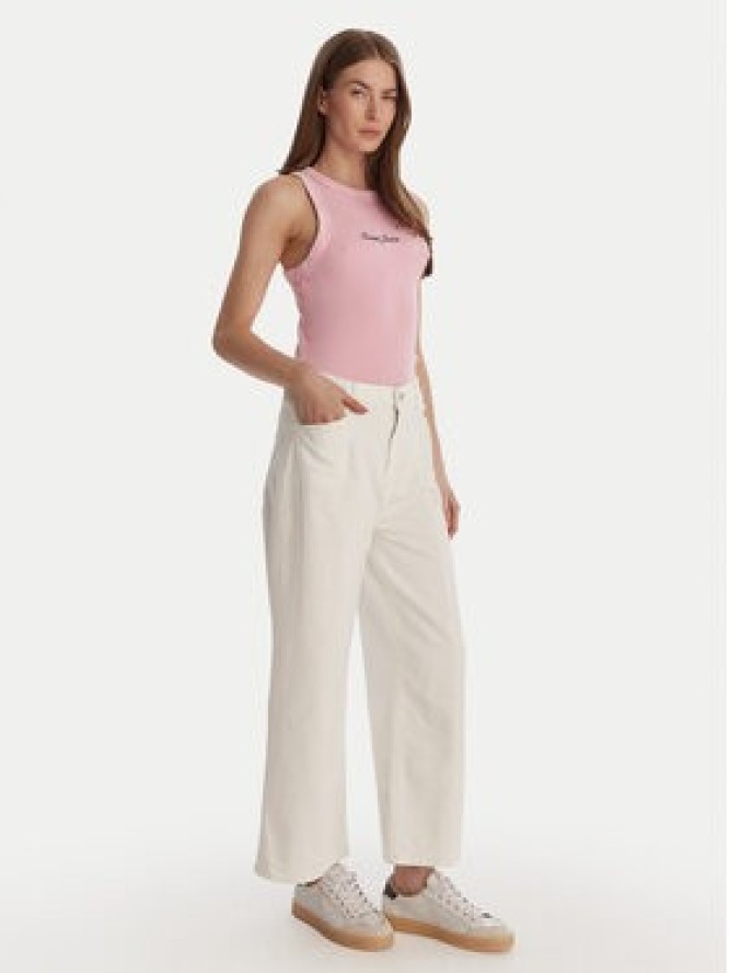 Guess Jeansy W6RA1H D6521 Biały Wide Leg