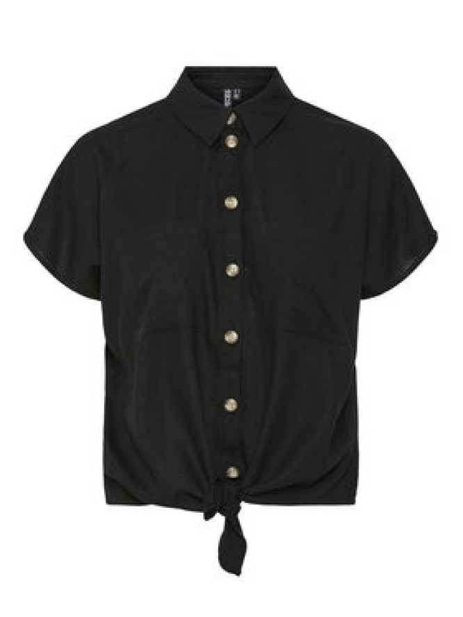 Pieces Koszula Pia 17154736 Czarny Regular Fit