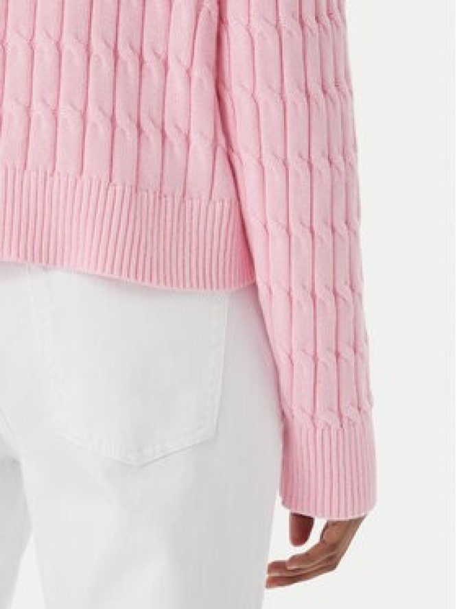 Tommy Hilfiger Sweter WW0WW48433 Różowy jasny Regular Fit