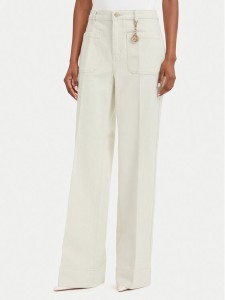 MICHAEL Michael Kors Jeansy MT690ACLSA Kremowy Flared Leg