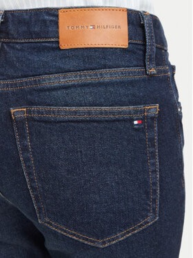 Tommy Hilfiger Jeansy Harlow WW0WW52184 Granatowy Slim Fit