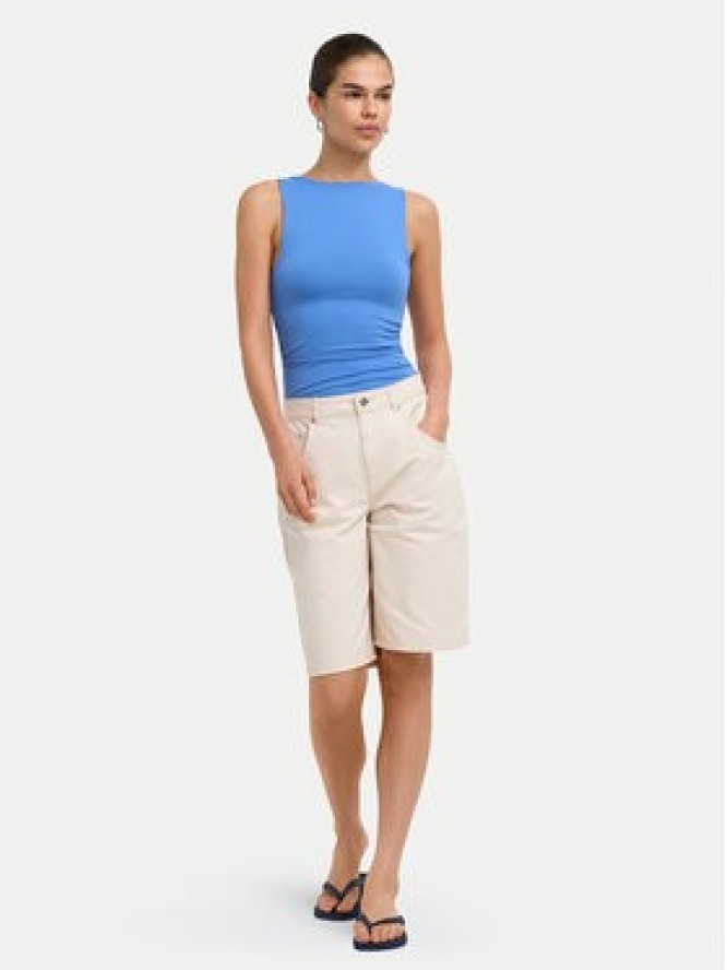 ONLY Bermudy Mate 15374734 Kremowy Loose Fit