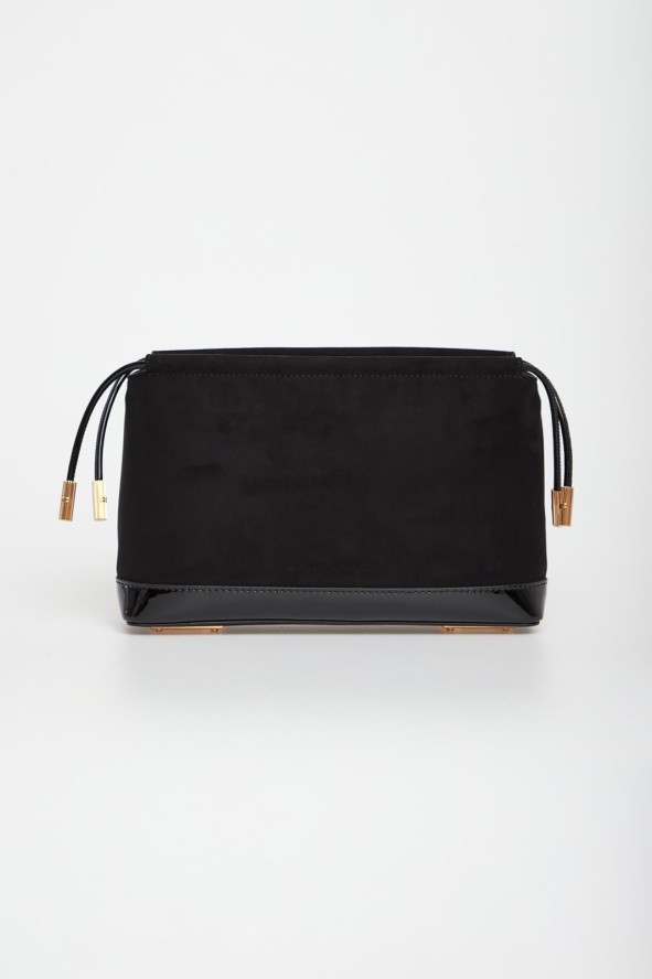 Torebka zamszowa do ręki ELISABETTA FRANCHI