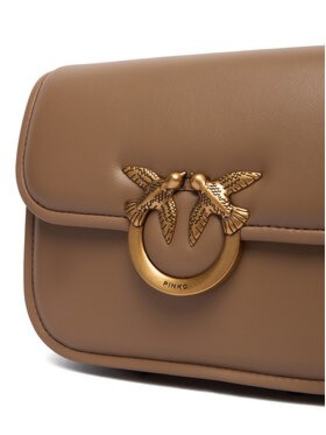 PINKO Torebka Love Box Bag Fl Mini PE 25 PLTT 104297 A26L Brązowy