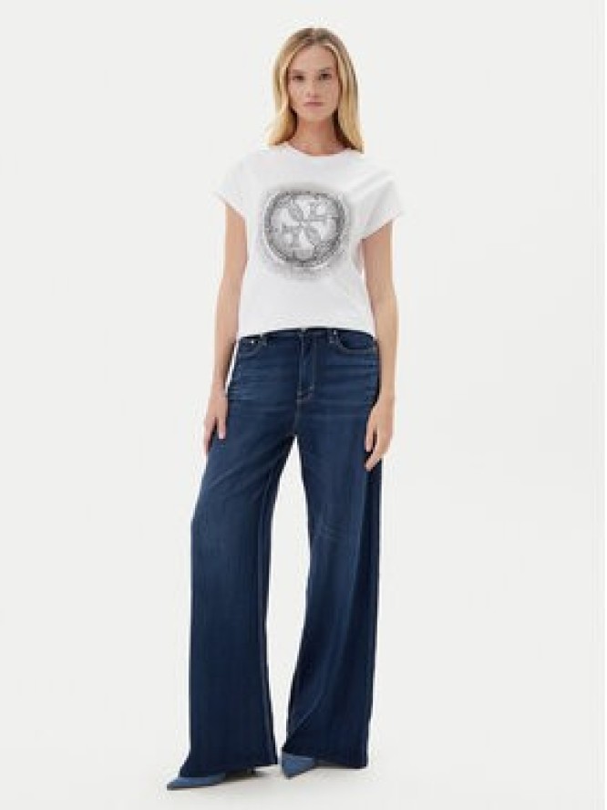 Guess T-Shirt W5YI14 I3Z14 Biały Regular Fit