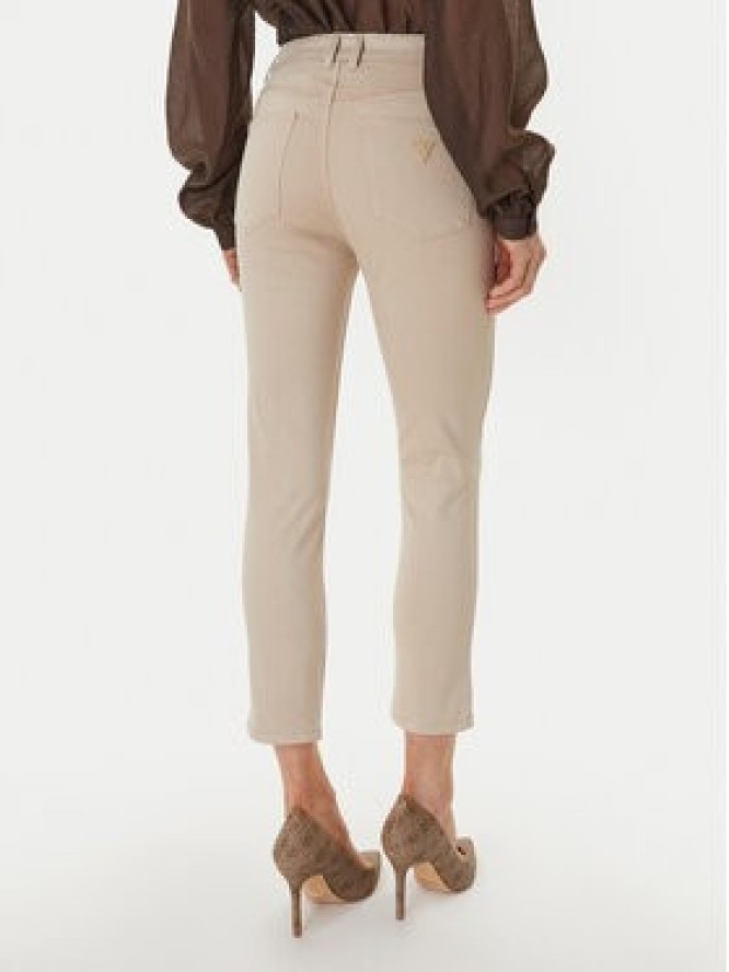 Guess Jeansy W5GA91 W93CM Beżowy Skinny Fit