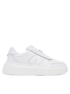 Tommy Hilfiger Sneakersy Patent Platform FW0FW08819 Biały