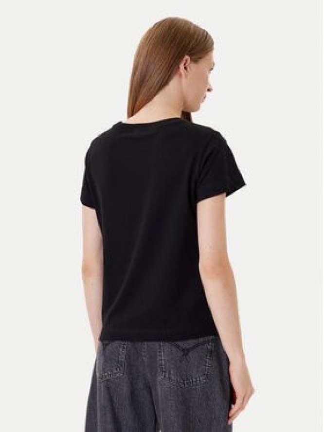PINKO T-Shirt Basico 100373 A2RE Czarny Regular Fit