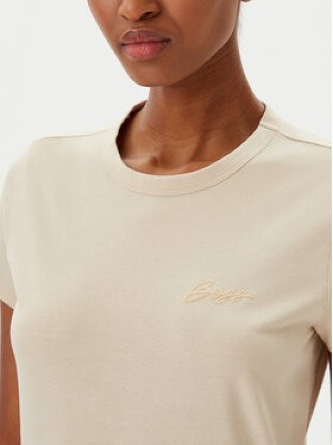 BOSS T-Shirt C_Elogo_20 50541343 Beżowy Slim Fit
