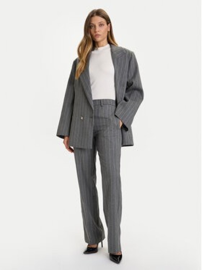 ViCOLO Spodnie materiałowe TF0232 Szary Regular Fit