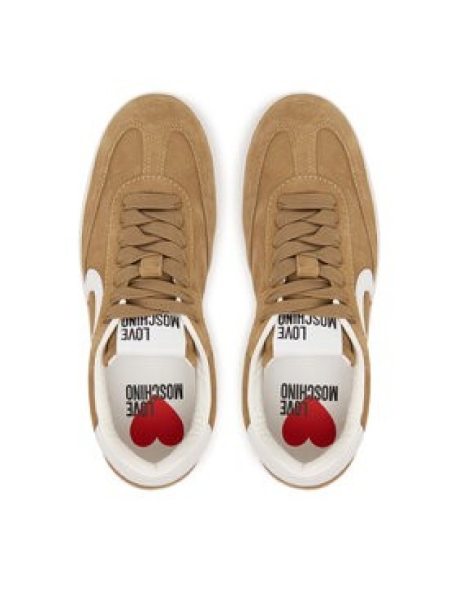 LOVE MOSCHINO Sneakersy JA15112G1NIG010440 Beżowy