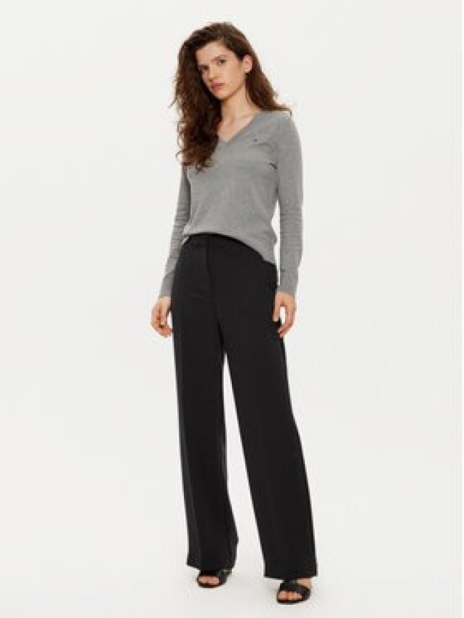 Tommy Hilfiger Spodnie materiałowe WW0WW45445 Czarny Regular Fit