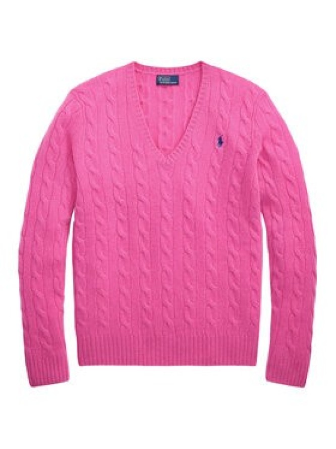 Polo Ralph Lauren Sweter 211971866008 Różowy Slim Fit