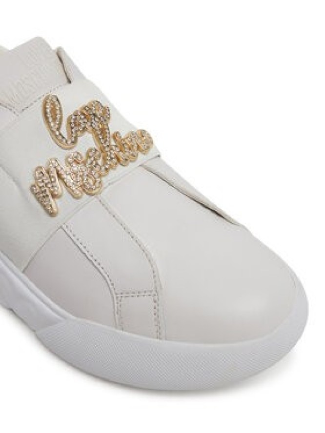 LOVE MOSCHINO Sneakersy JA15064G1MIA610A Biały