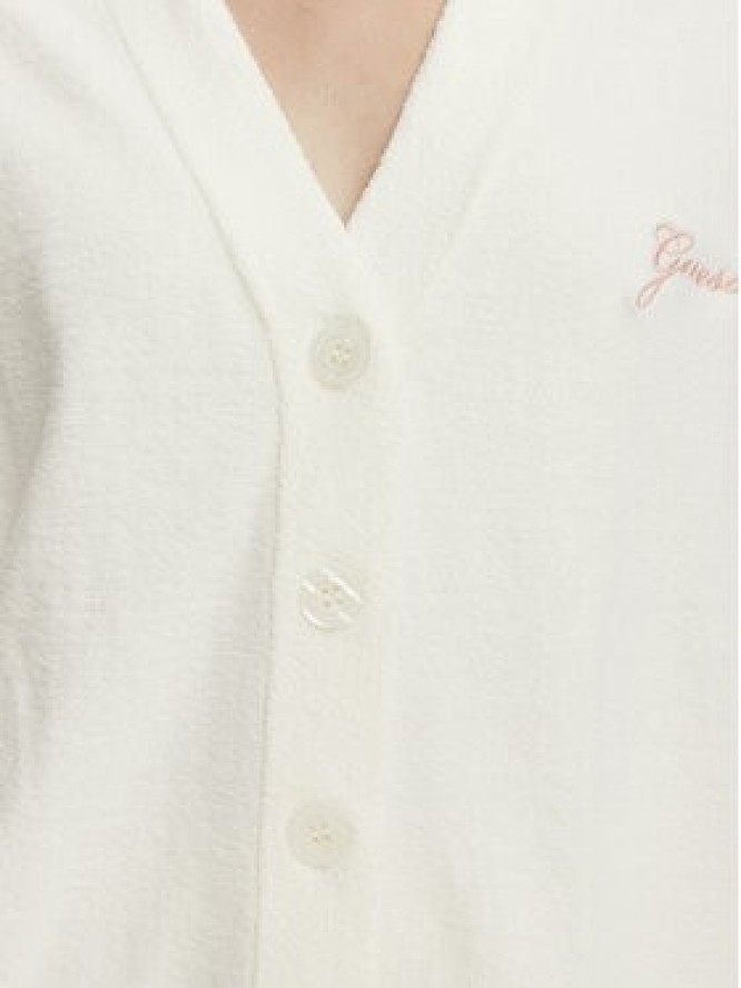 Guess Kardigan O6BR01 Z1143 Kremowy Relaxed Fit