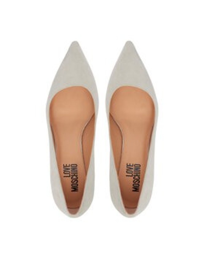 LOVE MOSCHINO Czółenka JA10326G1OJA0110 Szary