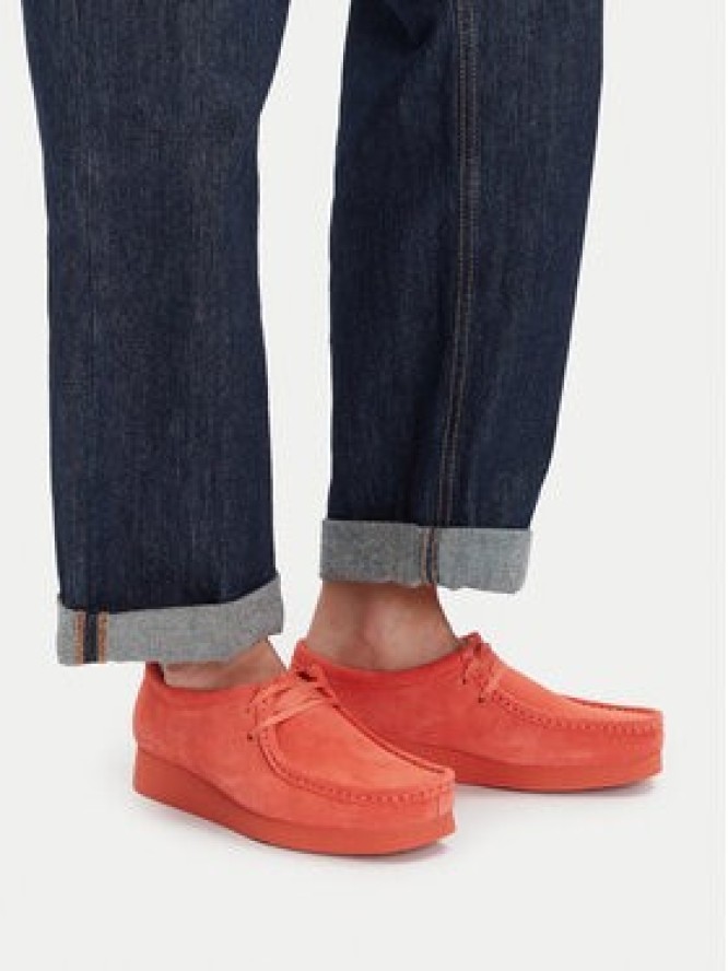 Clarks Półbuty WallabeeEVOSh 26181403 Koralowy