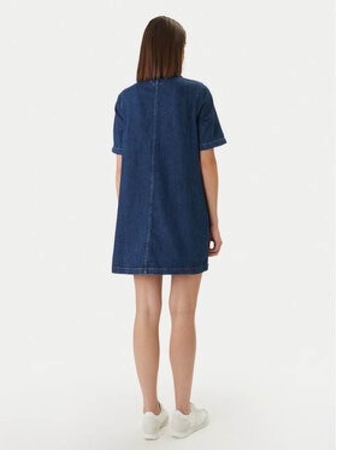 Tommy Jeans Sukienka jeansowa DW0DW22989 Granatowy Regular Fit