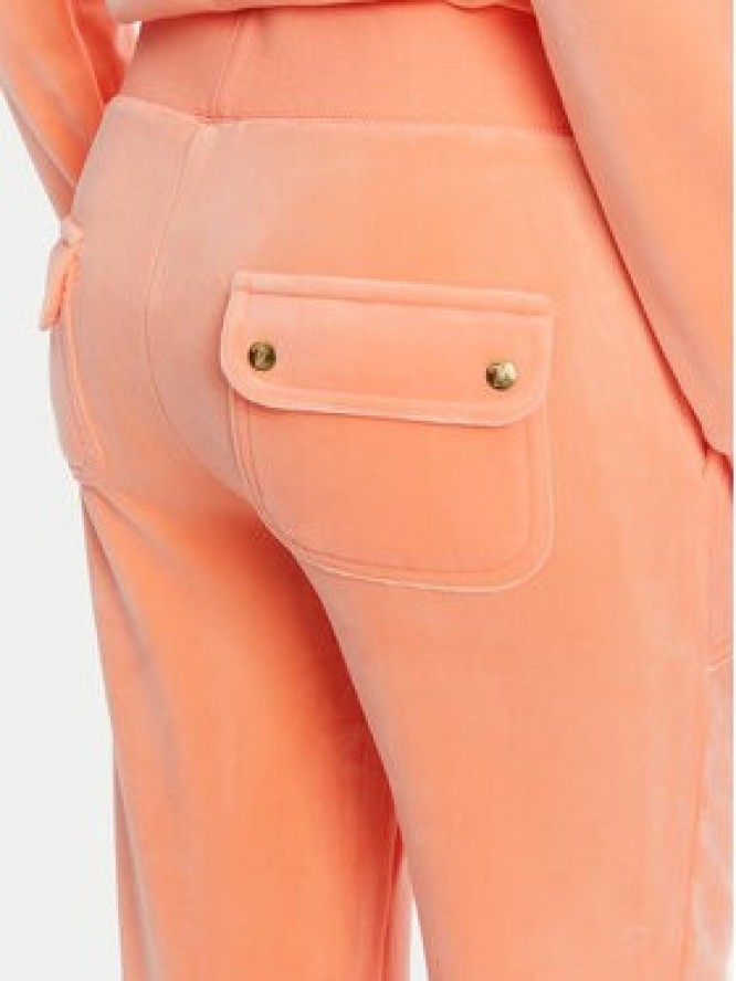 Juicy Couture Spodnie dresowe Layla JCSEBJ001 Pomarańczowy Flared Leg