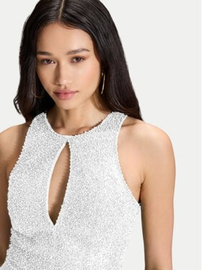 Hey Kyla Sukienka wieczorowa 5AI053HK Biały Regular Fit