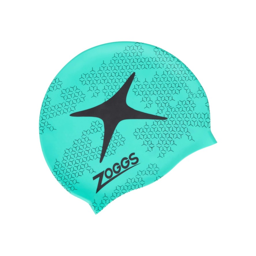 Czapka do pływania z nadrukiem silikonowa Zoggs