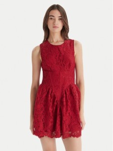 Bardot Sukienka koktajlowa Luisa 60091DB Czerwony Regular Fit