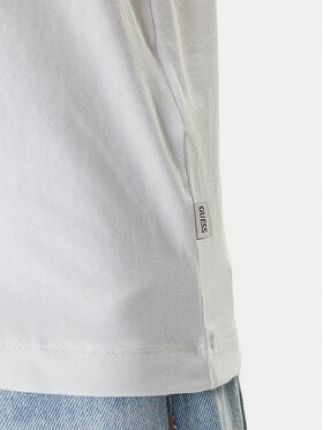 Guess Jeans T-Shirt W4YI10 J1314 Biały Regular Fit