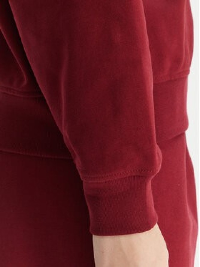 Calvin Klein Jeans Bluza Monologo LV047B234G Bordowy Relaxed Fit