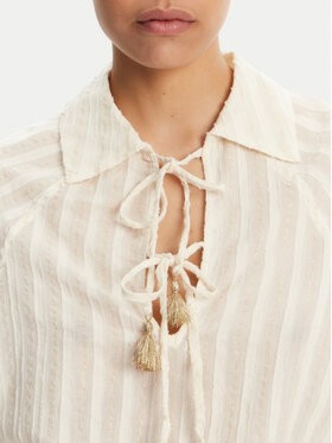 Devotion TWINS Koszula Phenomenon 025.009G Écru Loose Fit