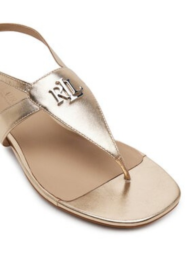 LAUREN RALPH LAUREN Sandały Everley 802970532001 Złoty
