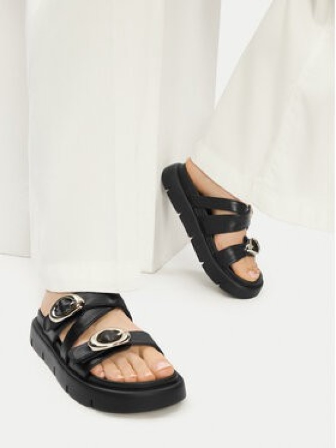 Badura Klapki CHAMOMILE-7Y002 Czarny