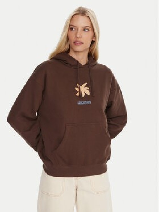 Quiksilver Bluza EQWFT03189 Brązowy Regular Fit