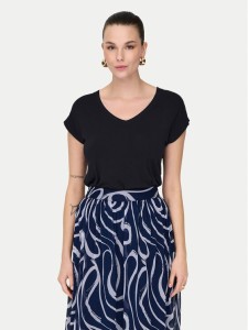 ONLY T-Shirt Rilla 15315776 Czarny Regular Fit