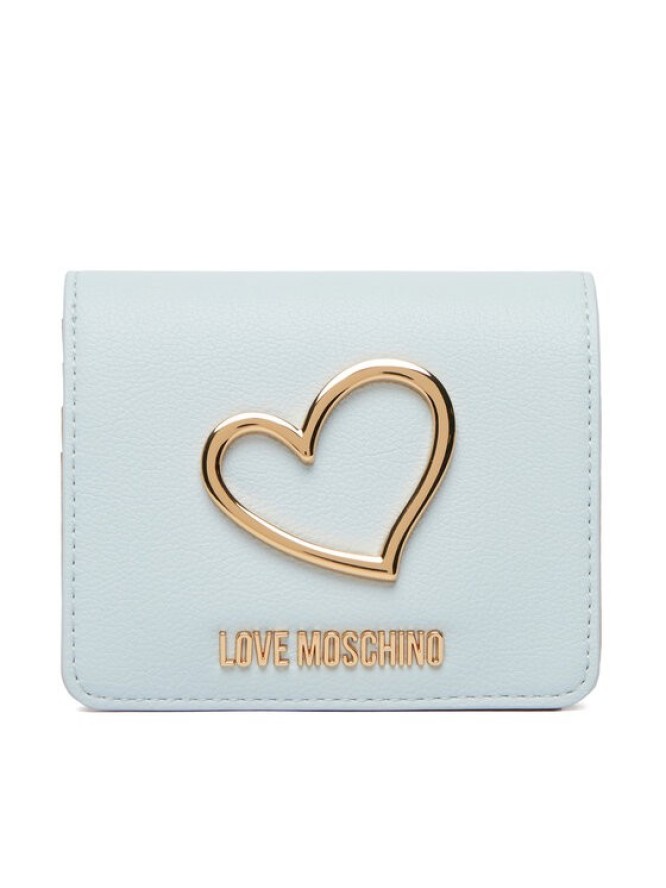 LOVE MOSCHINO Portfel JC5506PP1OLQ0701 Błękitny