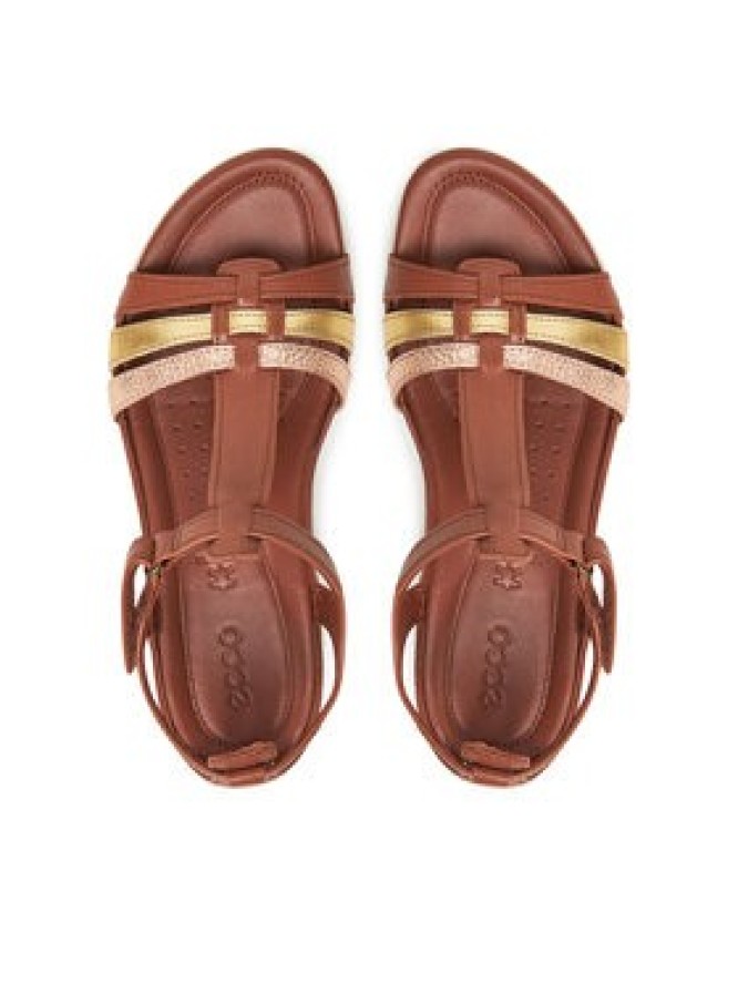 ECCO Sandały Flash 24087360871 Brązowy