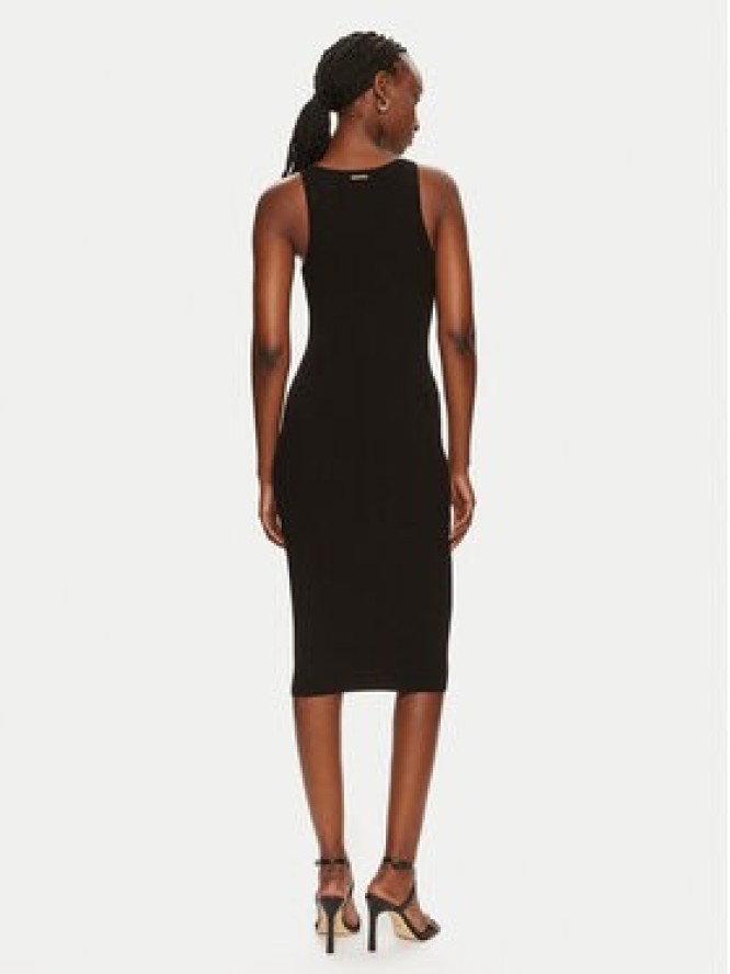 MICHAEL Michael Kors Sukienka dzianinowa MT482IL33D Czarny Slim Fit