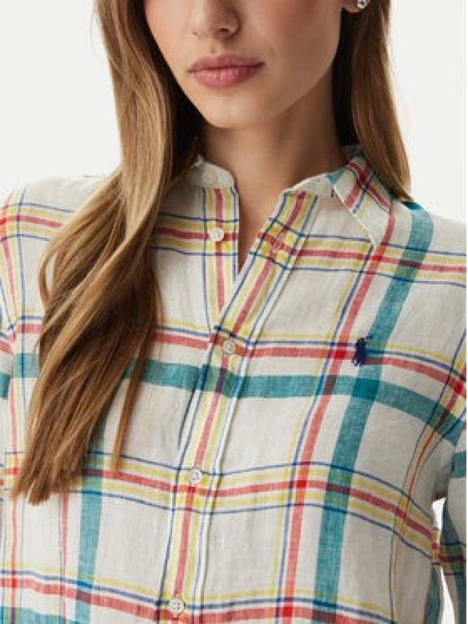 Polo Ralph Lauren Koszula 211970733501 Kremowy Classic Fit