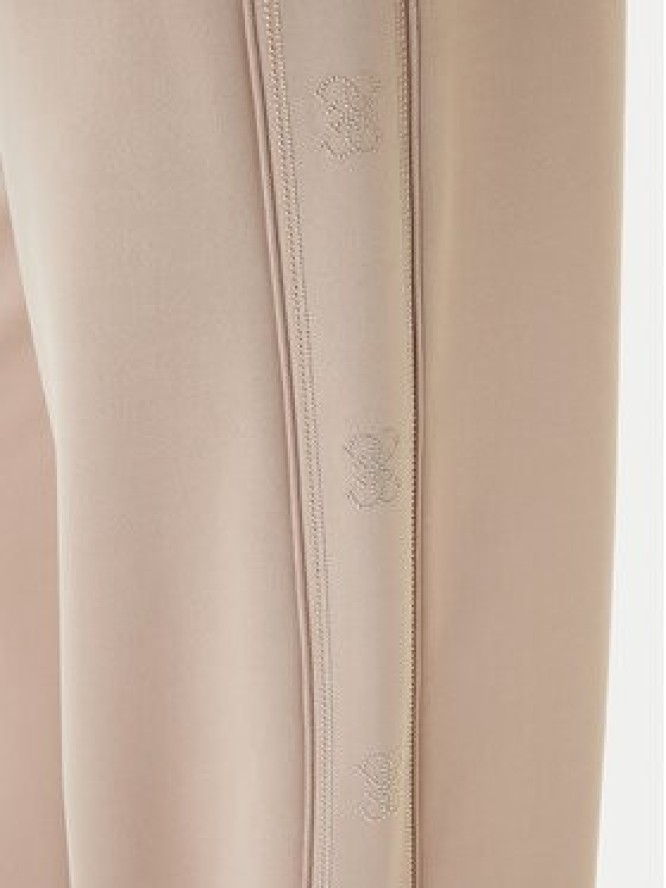 Guess Spodnie dresowe V5BB12 KCX22 Beżowy Regular Fit