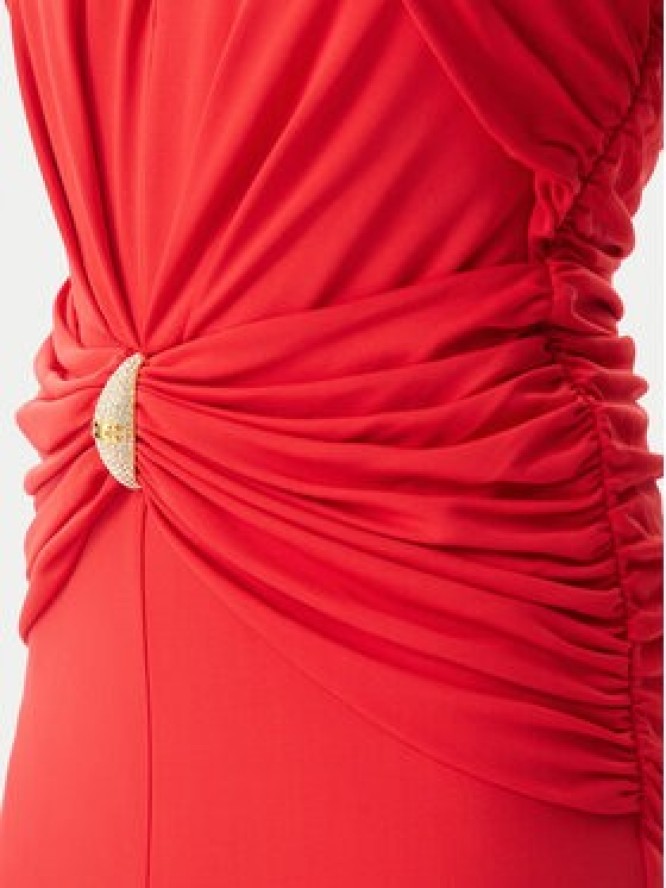 Elisabetta Franchi Sukienka koktajlowa AB71952E2 CG5 Czerwony Regular Fit